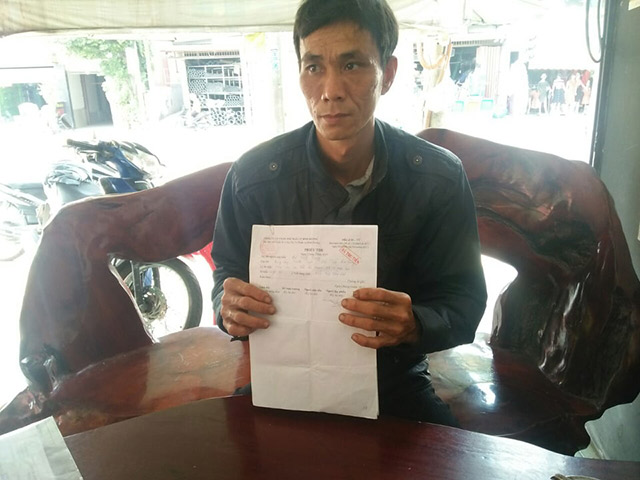 Anh Trung nạn nhân tại công ty ô tô Phú Mẫn nhiều lần phản ánh sự việc nhưng không được giải quyết.